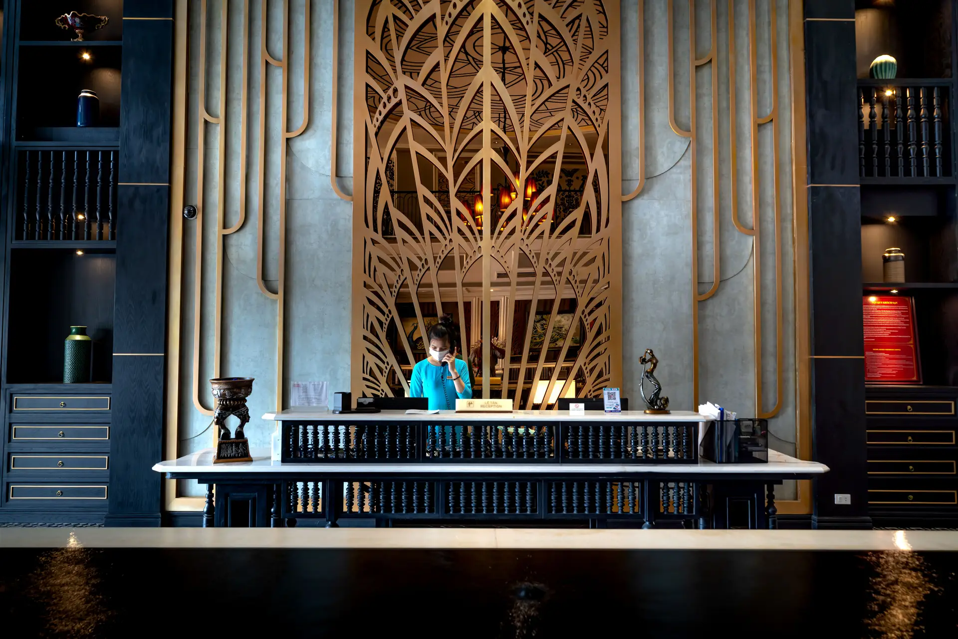Sophisticated event space at Arvenigrandhotel